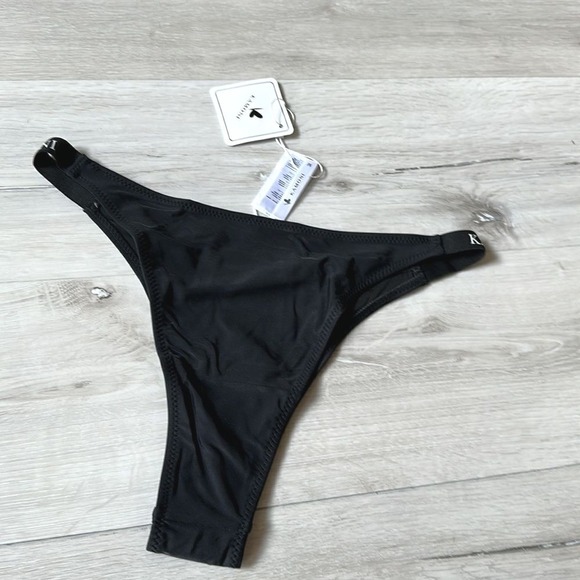 Kamoni Other - Kamoni Brazilian Cut Bikini Bottom Black Small New With‎ Tags